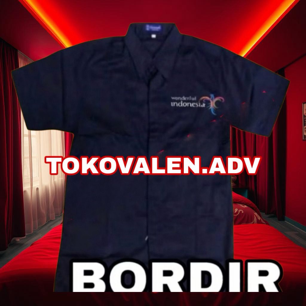 Kemeja Wonderful Indonesia Seragam Wonderful Indonesia Baju Wonderful