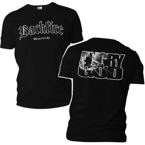 BACKFIRE ANGRY TAG GILDAN HEAVY SIZE L T SHIRT