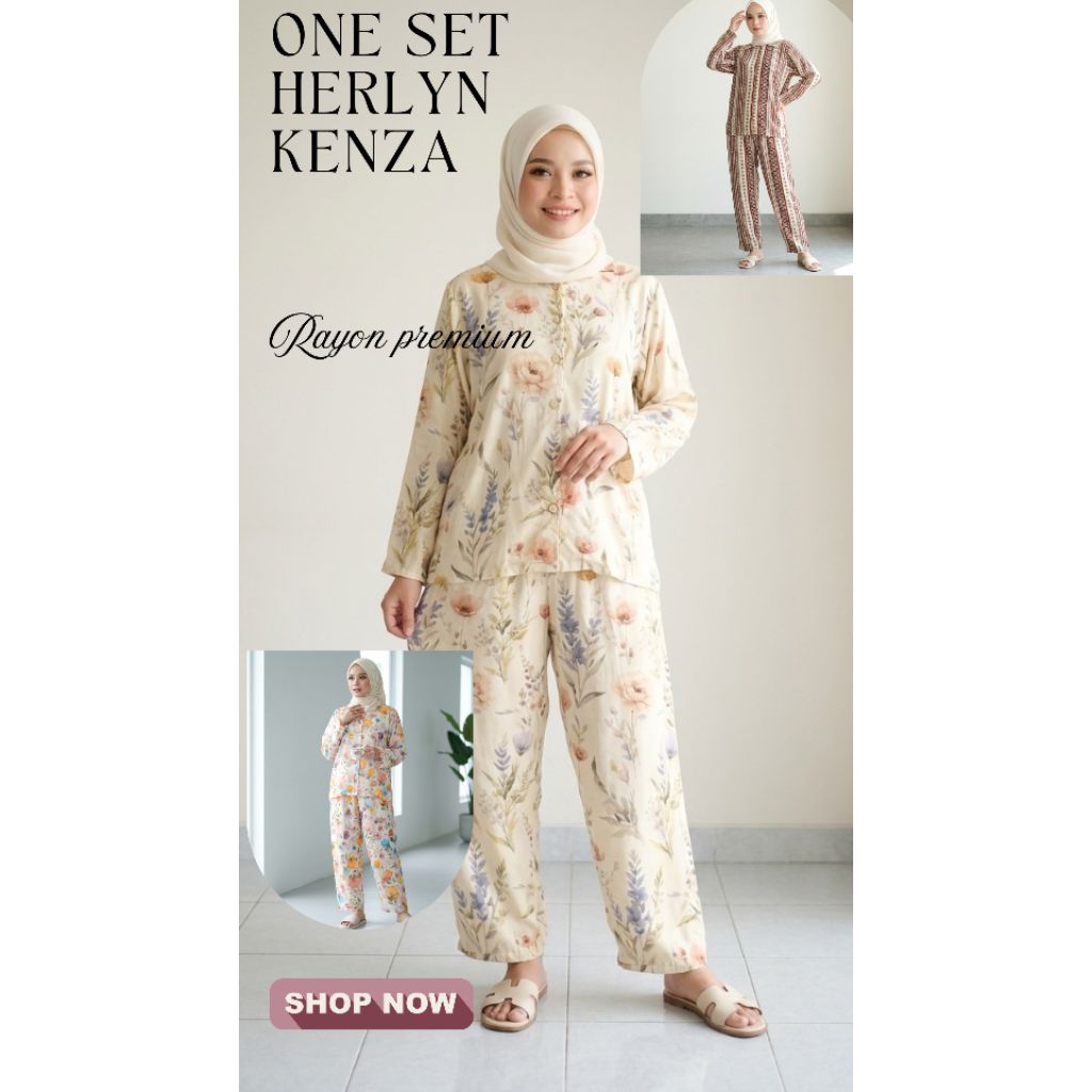 One Set Herlin Kenza Rayon Premium