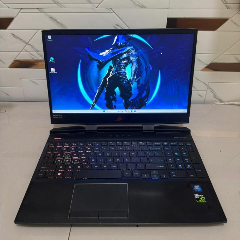 LAPTOP SECOND HP OMEN  15-dc0145Tx intel core i5-8300H VGA NVIDIA GEFORCE GTX 1050 Ram 8gb Ssd 256gb