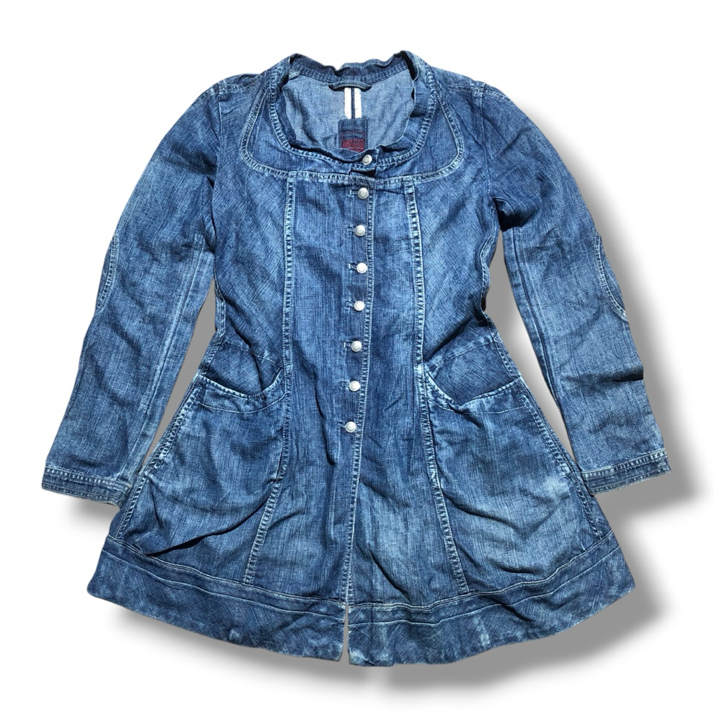Vintage Marithe Francois Girbaud Women "Design Dress Denim"