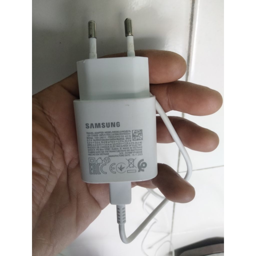 Charger ORI Samsung A70,A71,A72 fastcharging 25W
