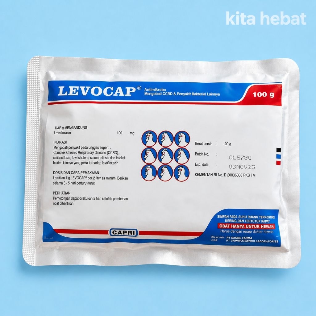 LEVOCAP kemasan 100gram