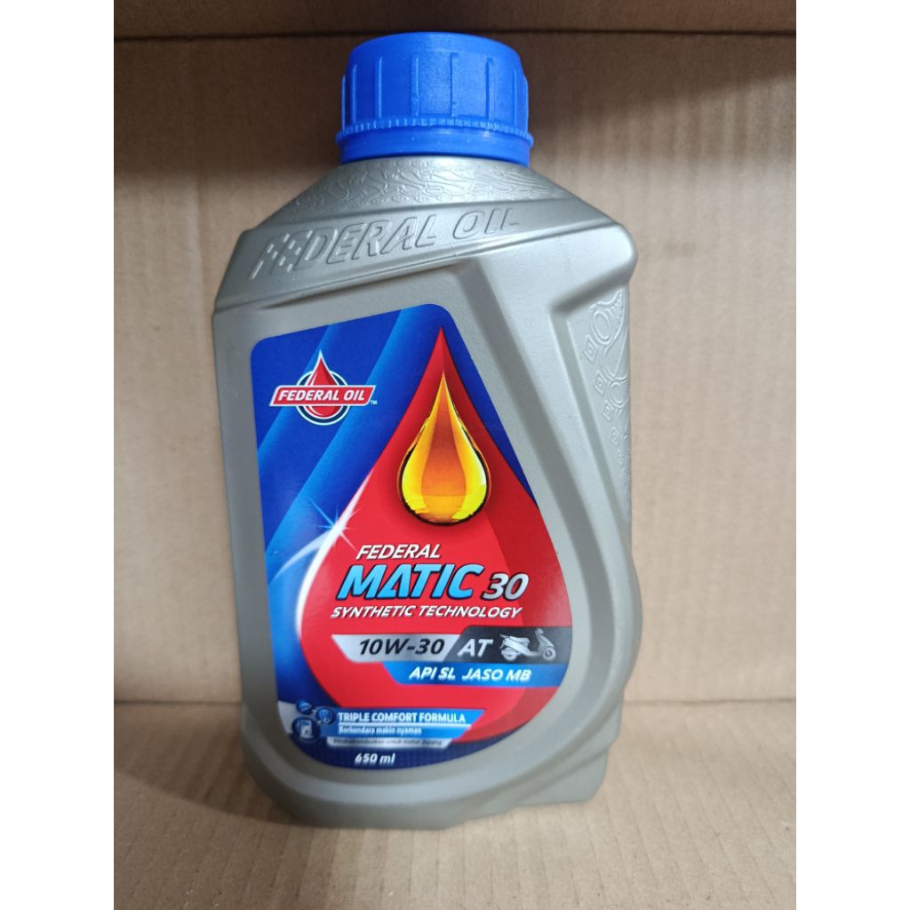 OLI MOTOR FEDERAL MATIC 10/30 650ML KHUSUS BEAT FI GENIO SCOOPY 2020-2026