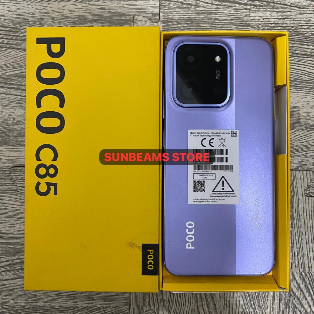 POCO C85 6/128 8/256 SECOND FULLSET BEKAS RESMI