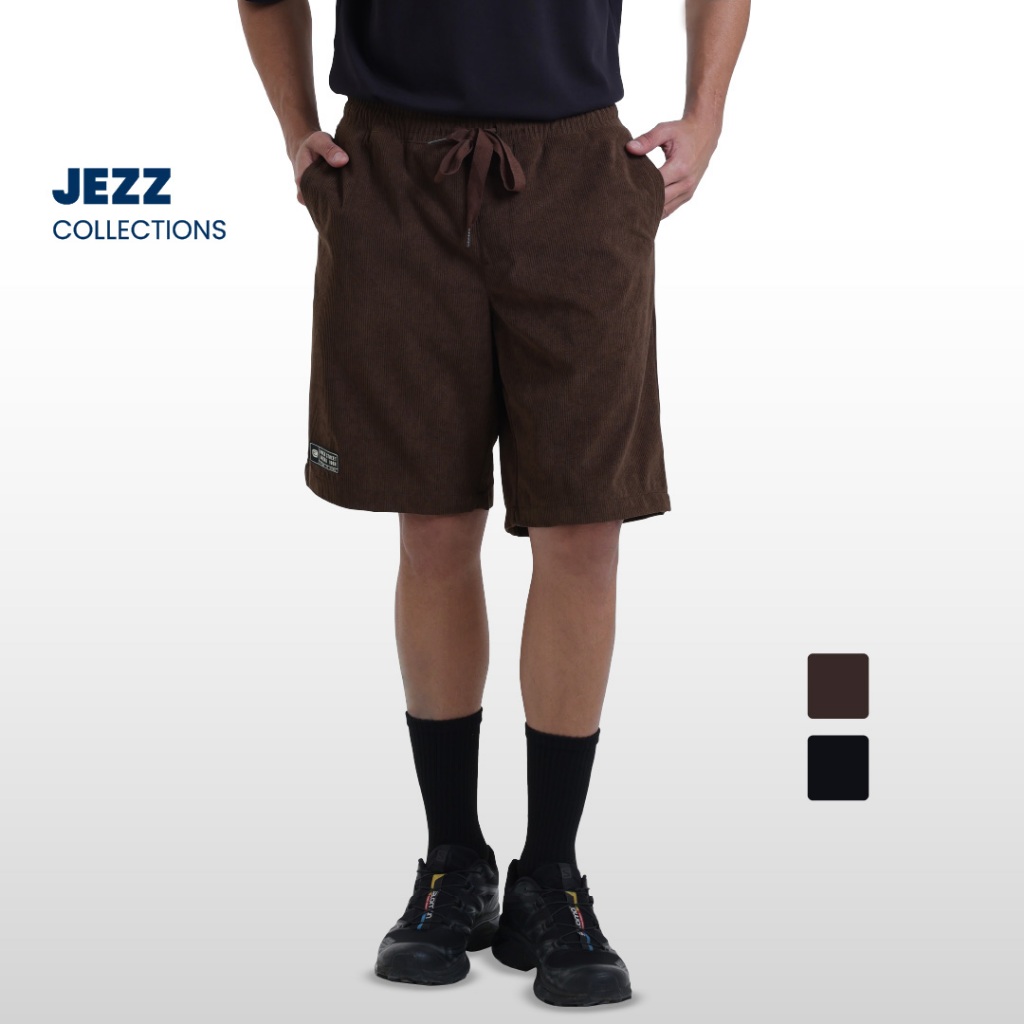 Emba Denim - Jezz Celana Pendek Pria Corduroy Regular