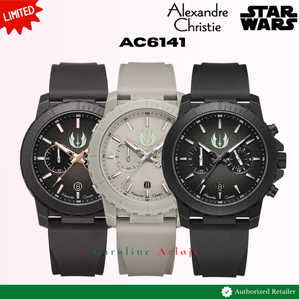 Jam Tangan Pria Alexandre Christie X Star Wars Edition AC6141 AC9205 AC 6141 AC 9205 Limited Edition