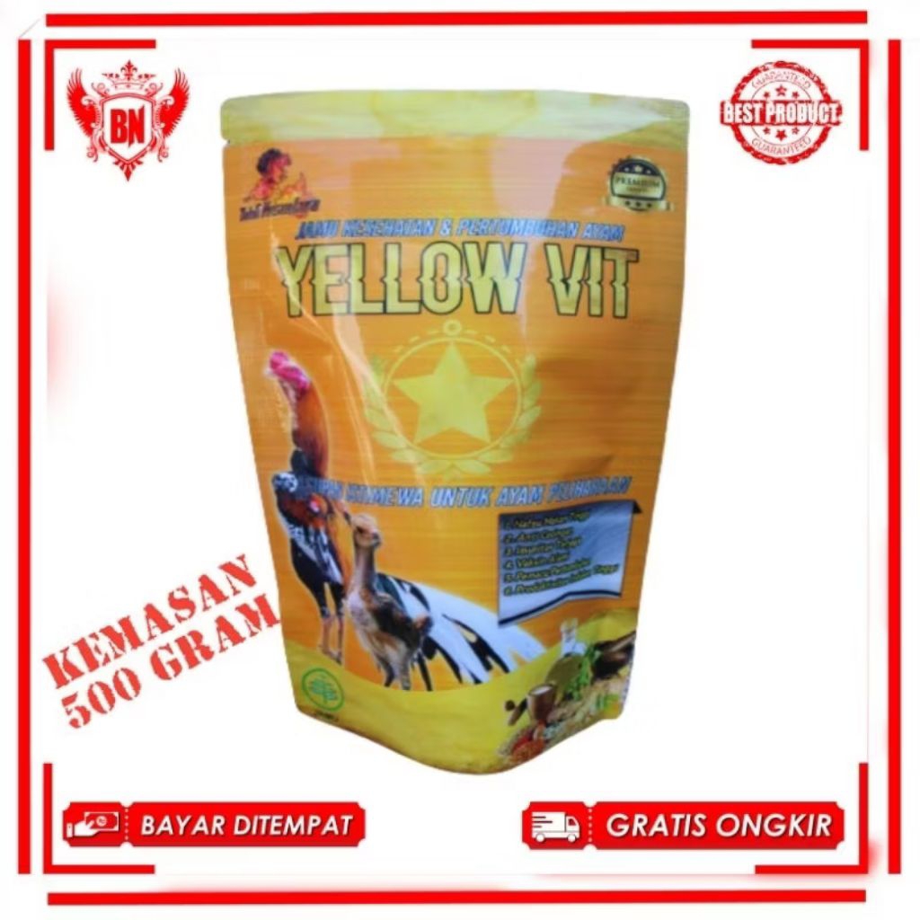Yellow Vit 500gram Vitamin Ayam Herbal Anti Virus