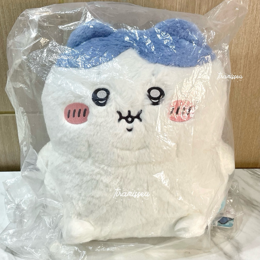 [READY STOCK] official hachiware weighted chubby cuddly plush • chiikawa usagi plushies plushie bone