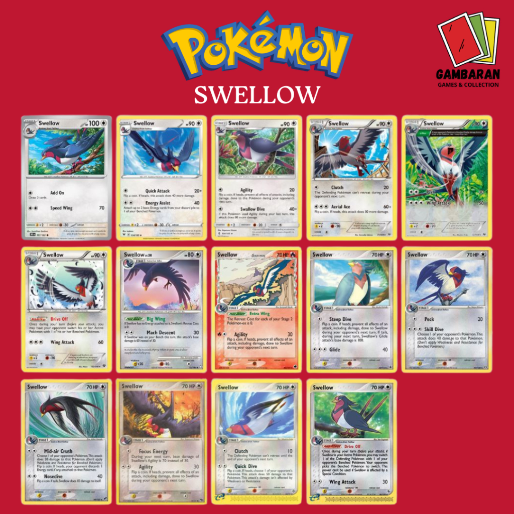 Swellow SV10s AS2b Kartu Pokemon Indonesia TCG