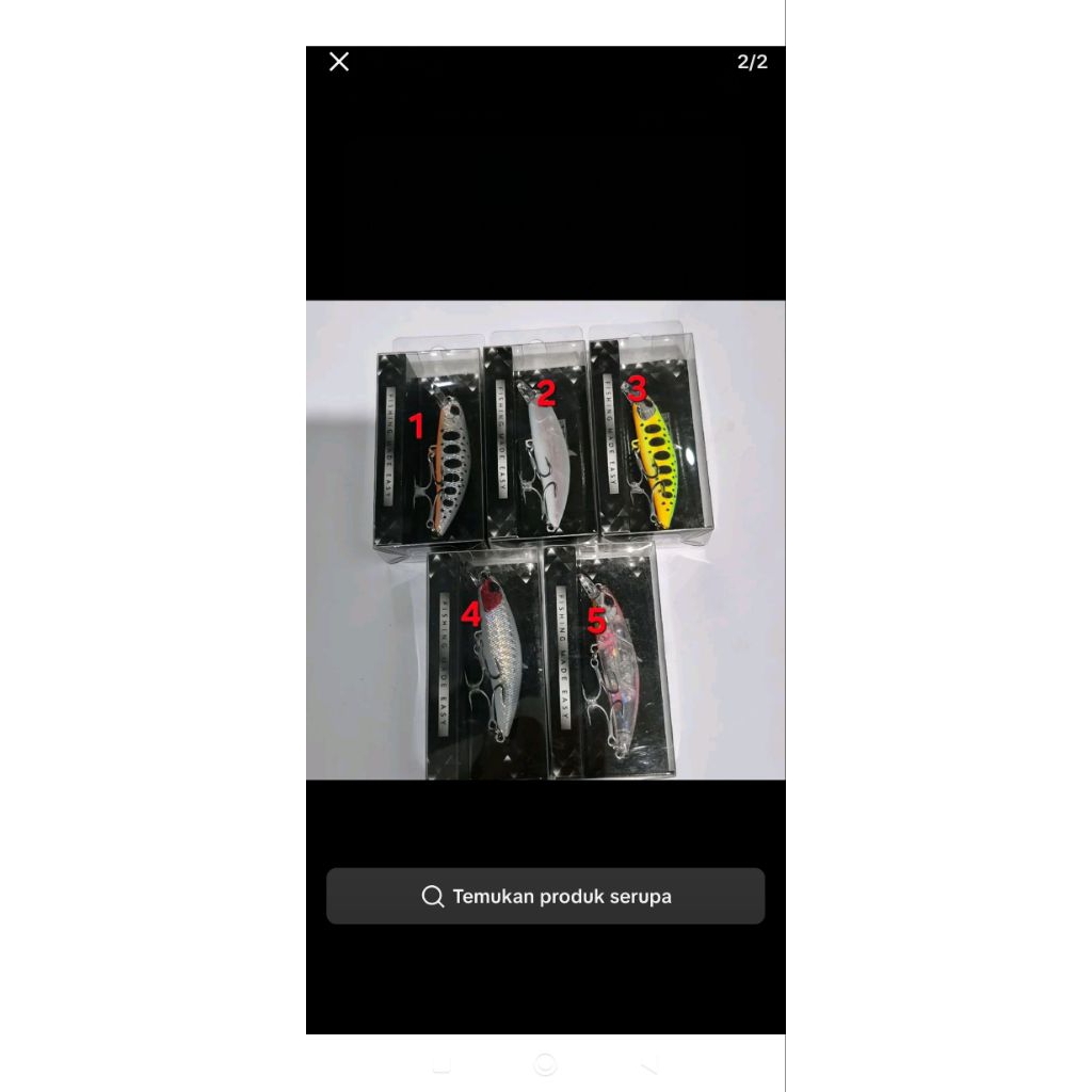Lure Sakana BlackTip 60S