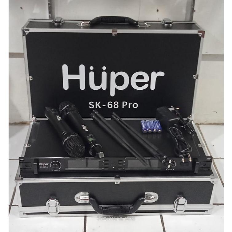 HUPER SK68PRO / SK-68PRO / SK68 PRO - Mic Wireless Microphone Dual Handheld Original