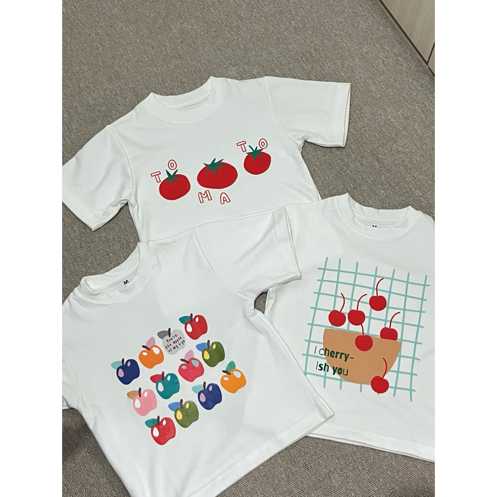RED FRUIT SERIES - Apple , cherry , tomato