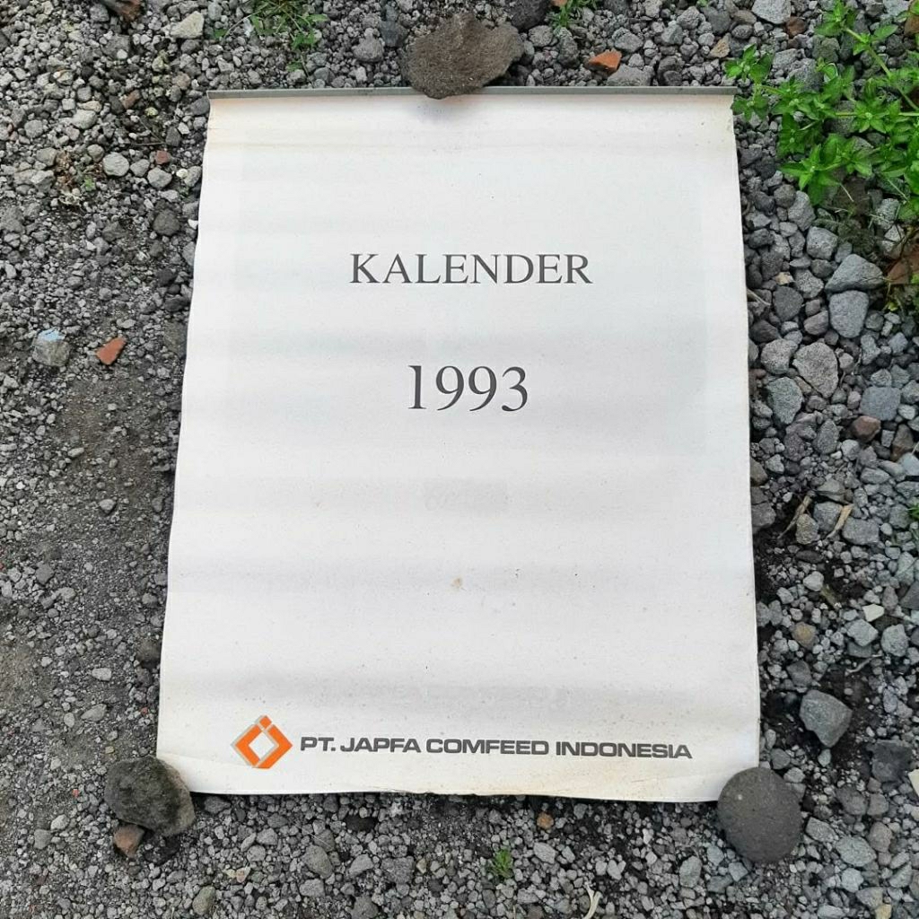 Kalender jadul tahun 1993