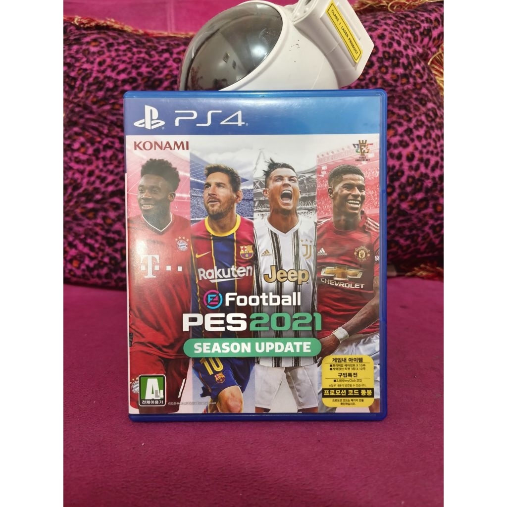 BD BLUERAY DISK KASET BOLA E-FOOTBALL PES 2021 PS4 PLAYSTATION 4 PRO EVOLUTION SOCCER SECOND MULUS