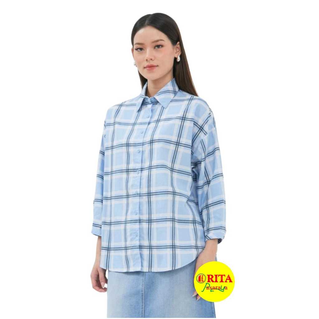 Geela Kemeja Kotak Bethari / Kemeja Wanita