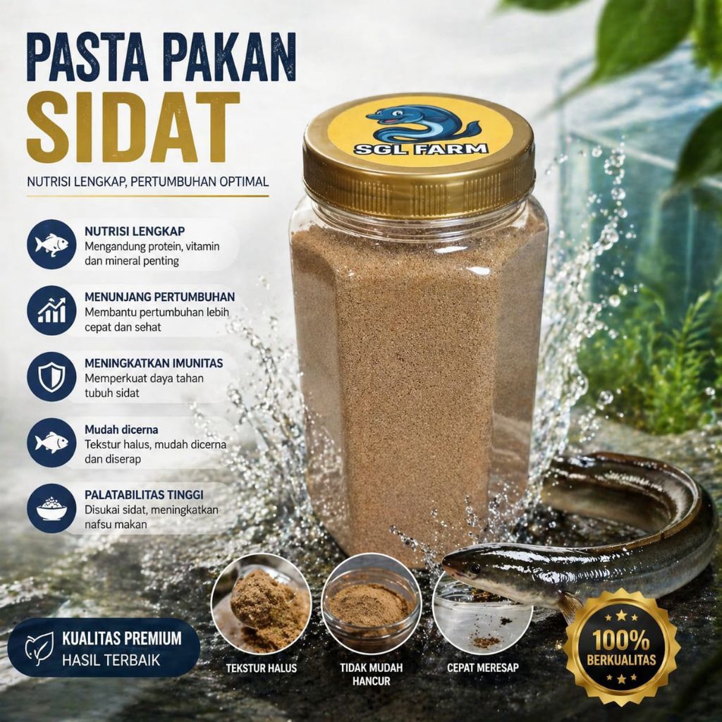 Pakan Kiloan IKAN SIDAT PASTA HIGH PROTEIN