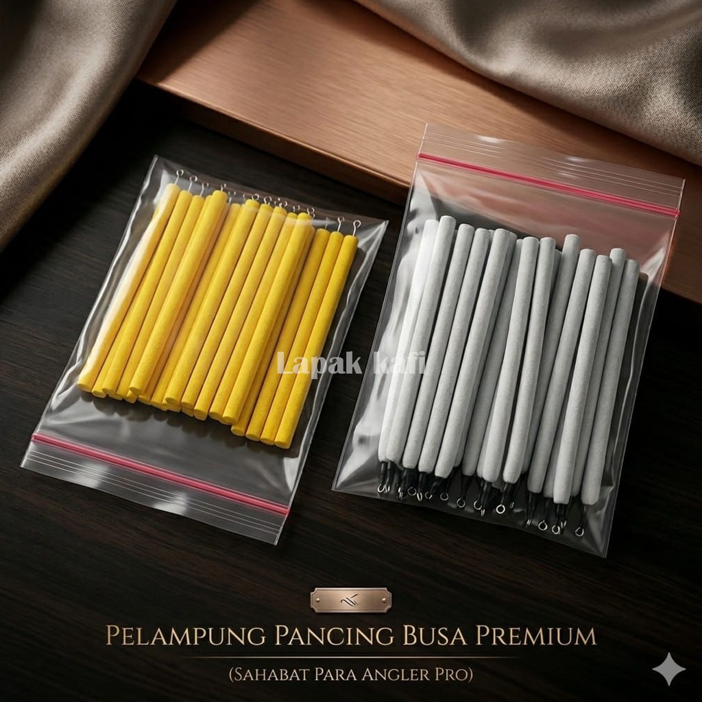 Pelampung Busa Spon 5 Pcs-Pelampung lele kumbul Pancing lele / Kukumbul Ikan Lele Bahan Spon Ukuran 