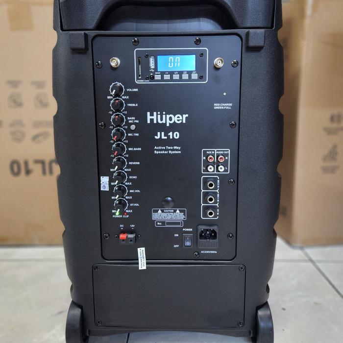 Speaker portable huper JL10 / JL 10 – 10 inch bluetooth wireless original