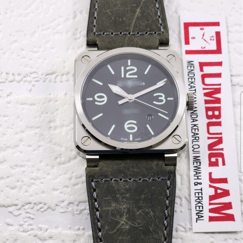 JAM TANGAN BR 03-92 BLACK DIAL V3