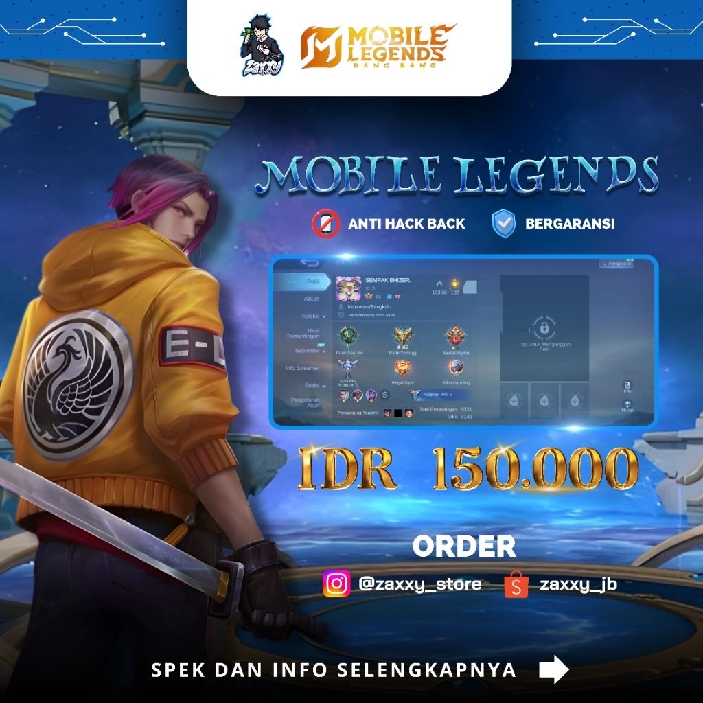 AKUN MLBB MURAH