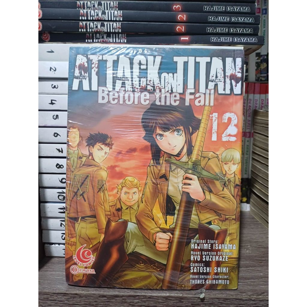 Komik Attack on titan before the fall 12 segel