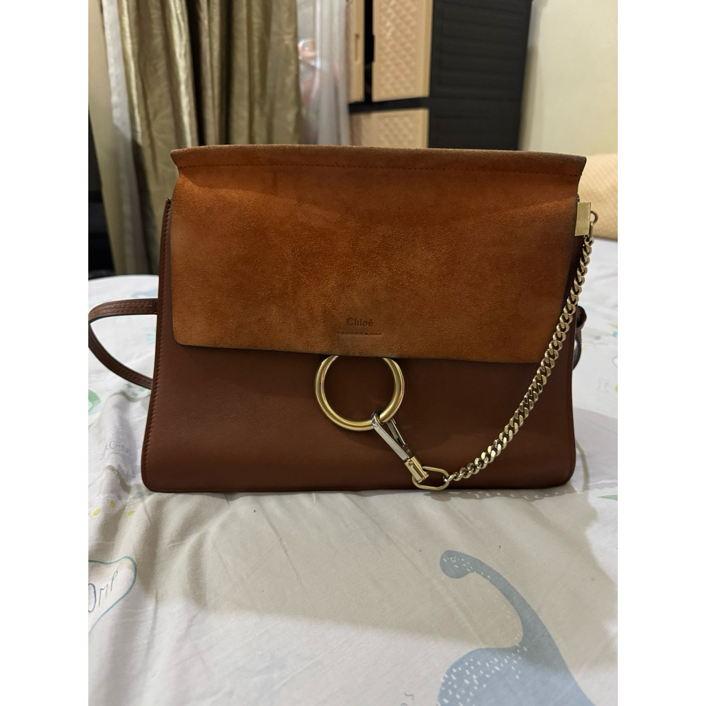 PRELOVED CHLOE BROWN SUEDE BAG