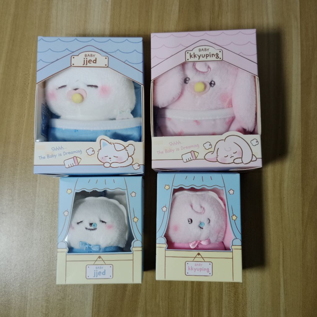 [READY SEALED] DOLL BABY PLUSH MINI KEYRING DREAMIEZ (V3) KKYUPING JJED NCT DREAM JENO JAEMIN
