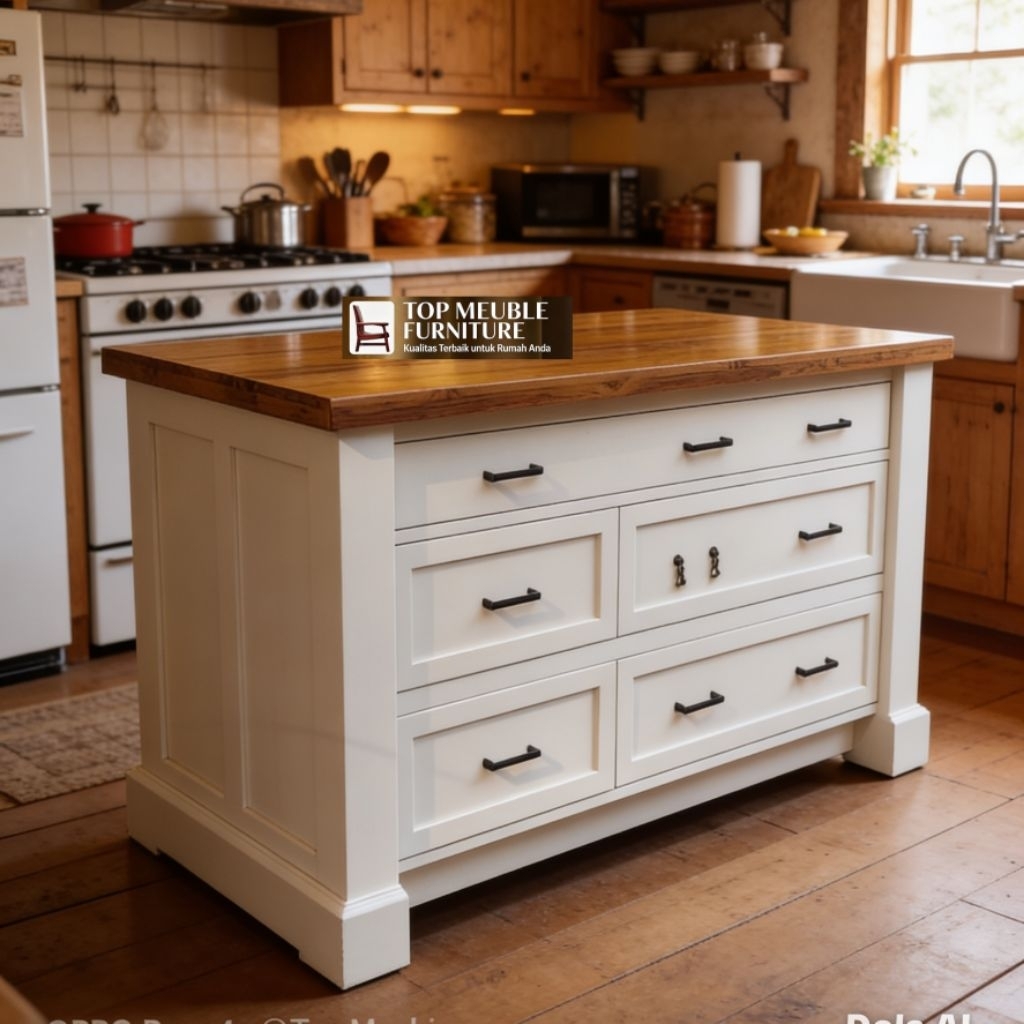 ISLAND TABLE MINIMALIS MEJA DAPUR DINING TABLE