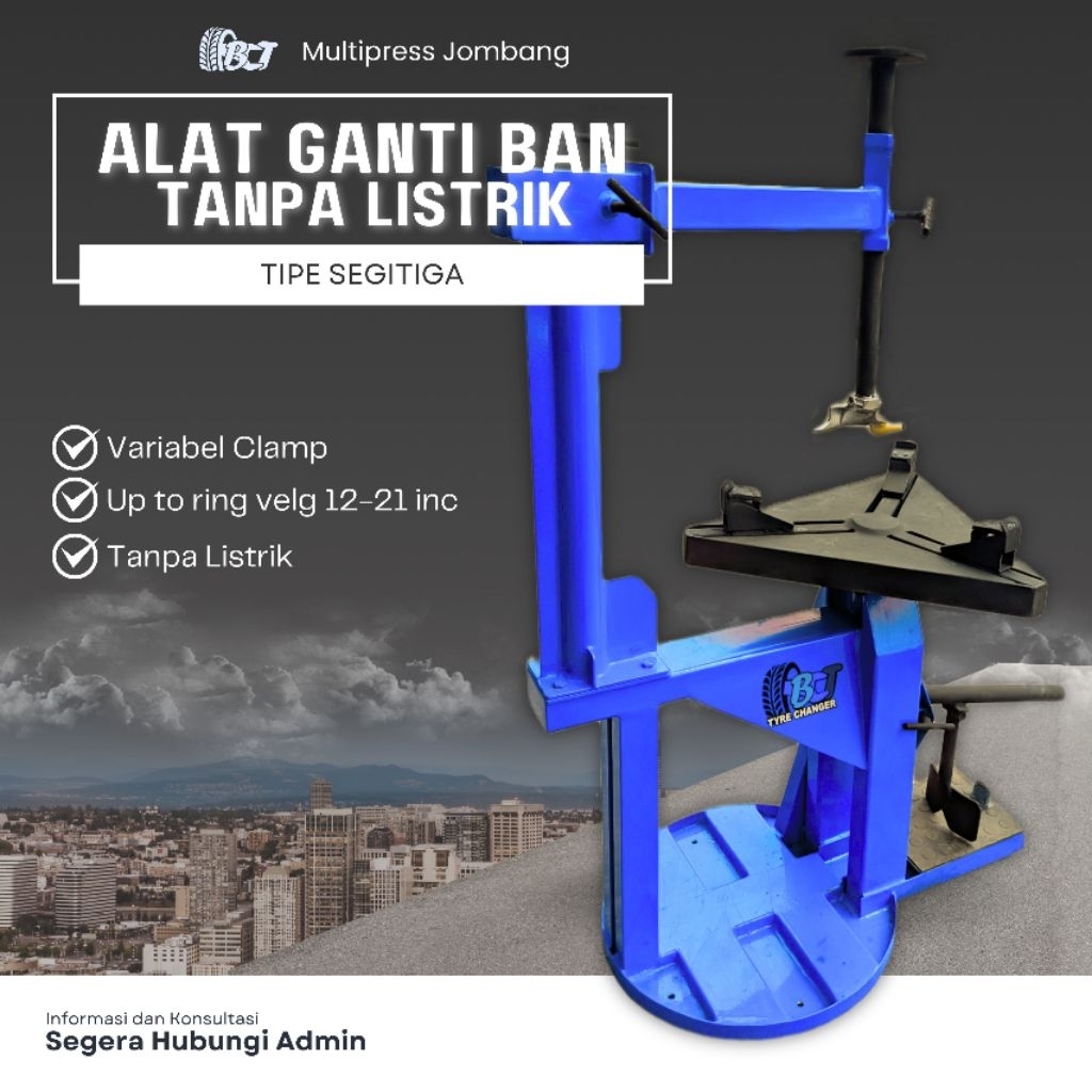 BCT Tipe New Segitiga Tire Changer Manual Alat Ganti Ban