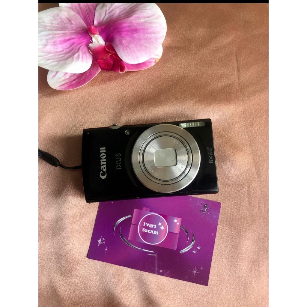 digicam canon ixus 185 black preloved digital camera hitam second