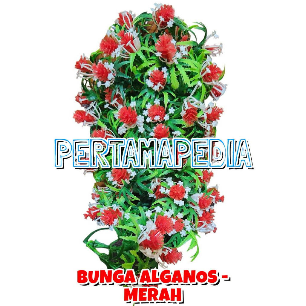C5 BUNGA JUNTAI ALGANOS (TANPA BREKET)/ Bunga Juntai Plastik/ Bunga Juntai Artificial/ Bunga Juntai 