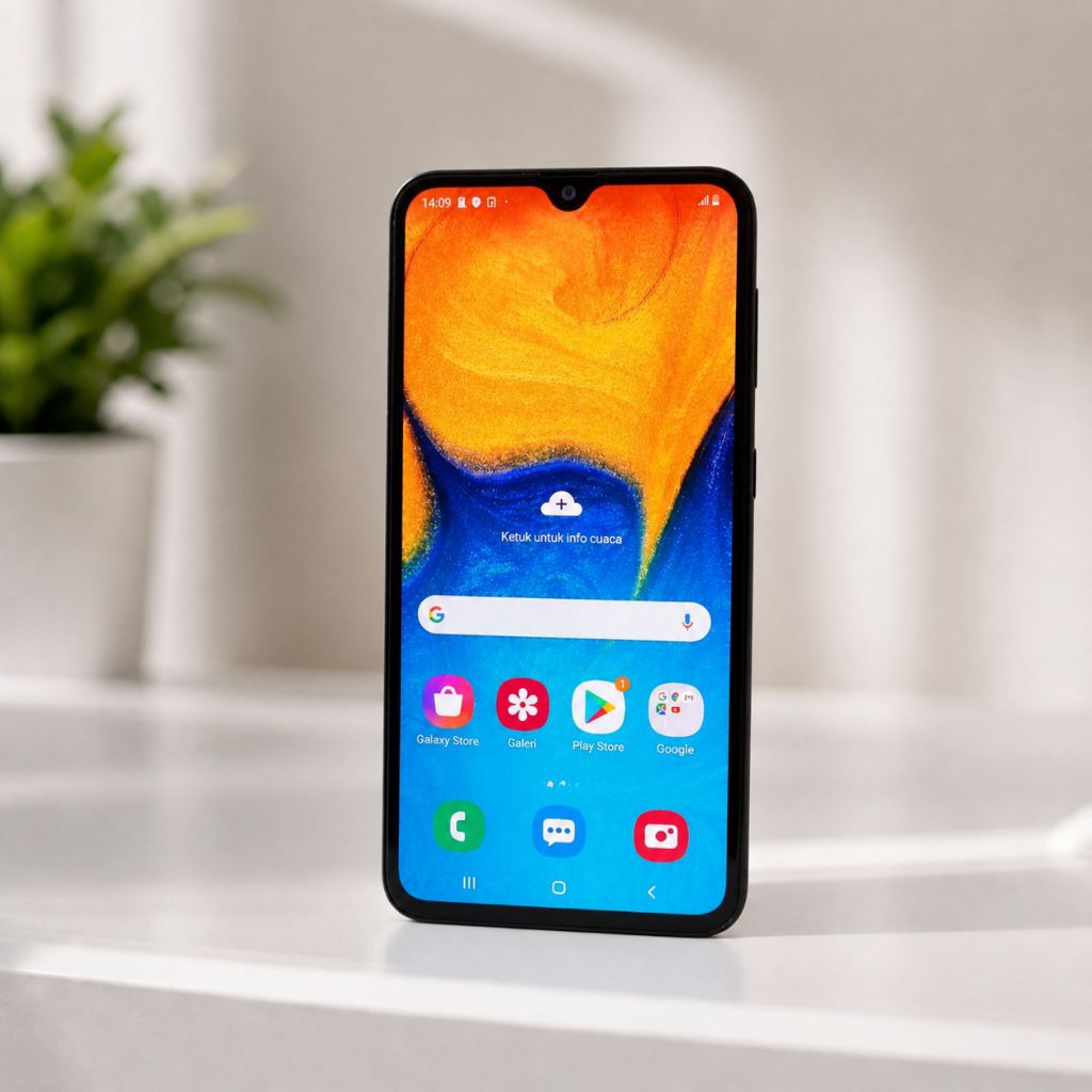Hp Samsung A20 Ram 3/32 Resmi Indonesia Original Semua