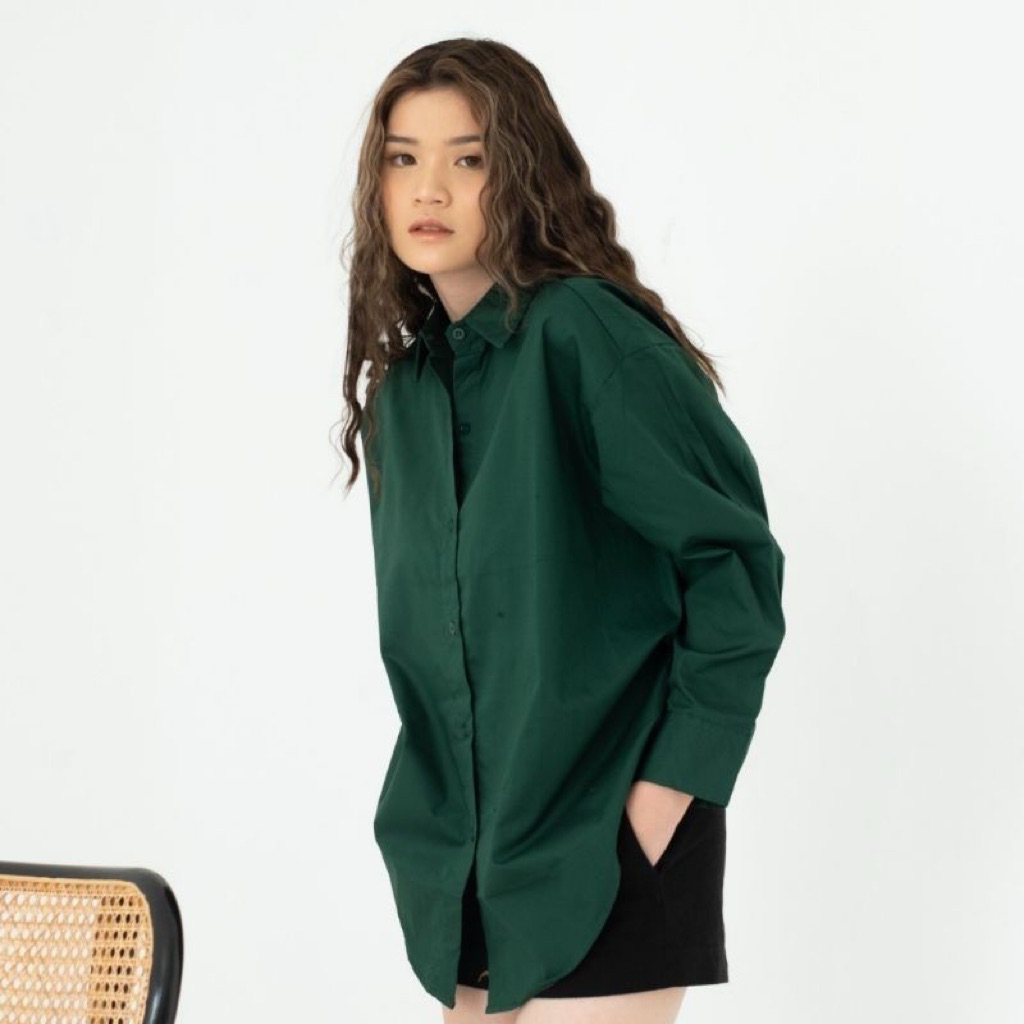Sugi Label-VENTY SHIRT Kemeja Katun Polos