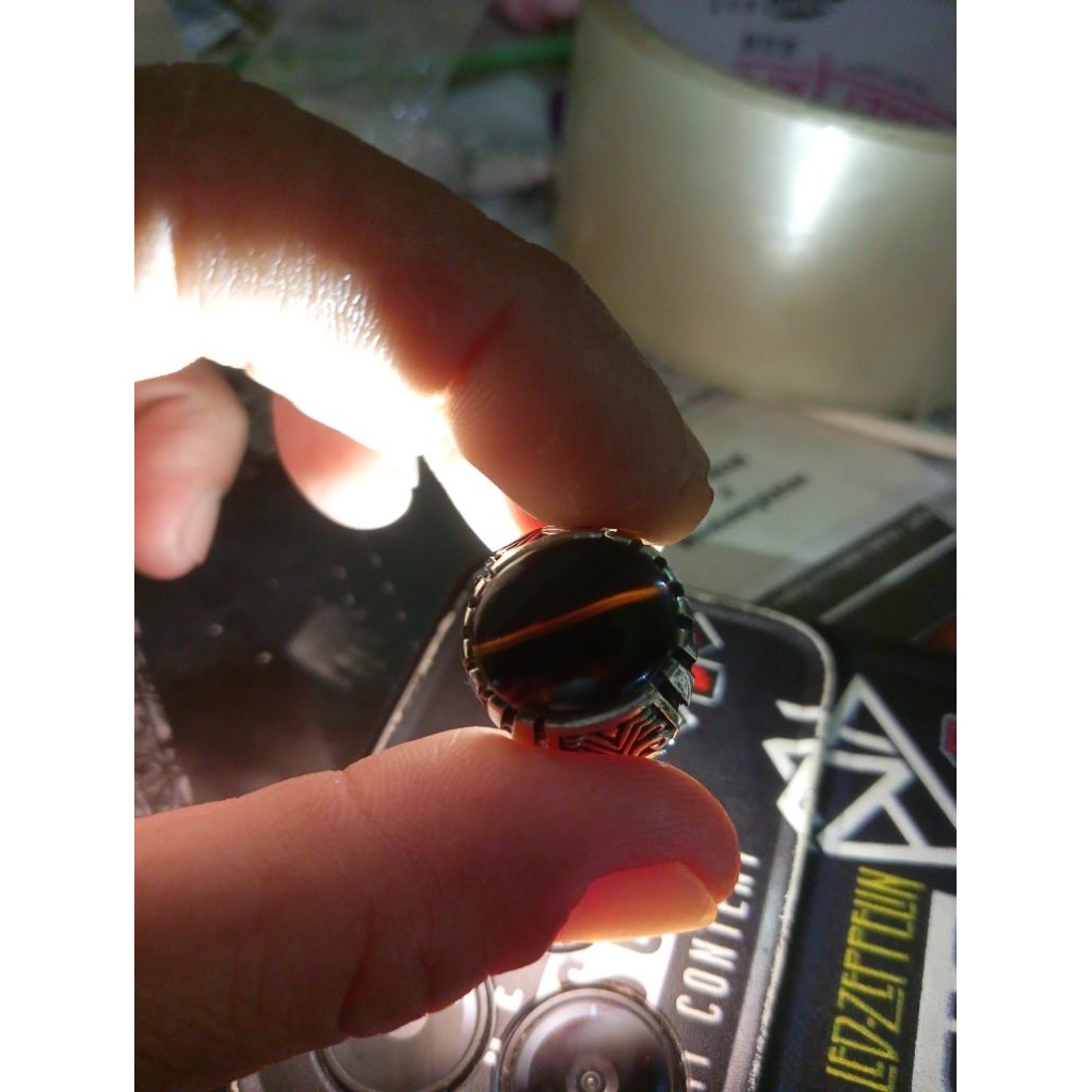 Batu akik Yaman wulung kendit asli original ( Real pict)