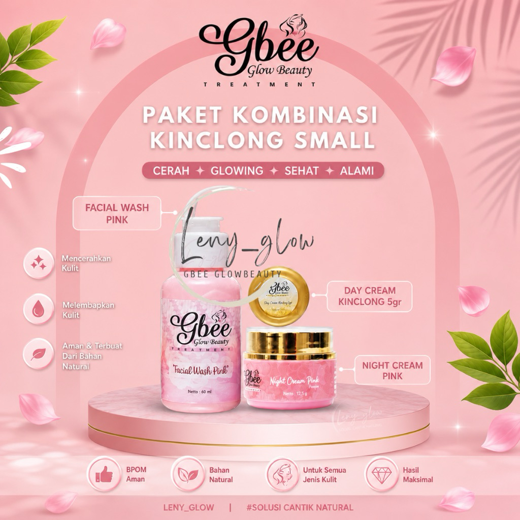 GBEE GLOW BEAUTY PAKET KOMBINASI KINCLONG SMALL  (COD)