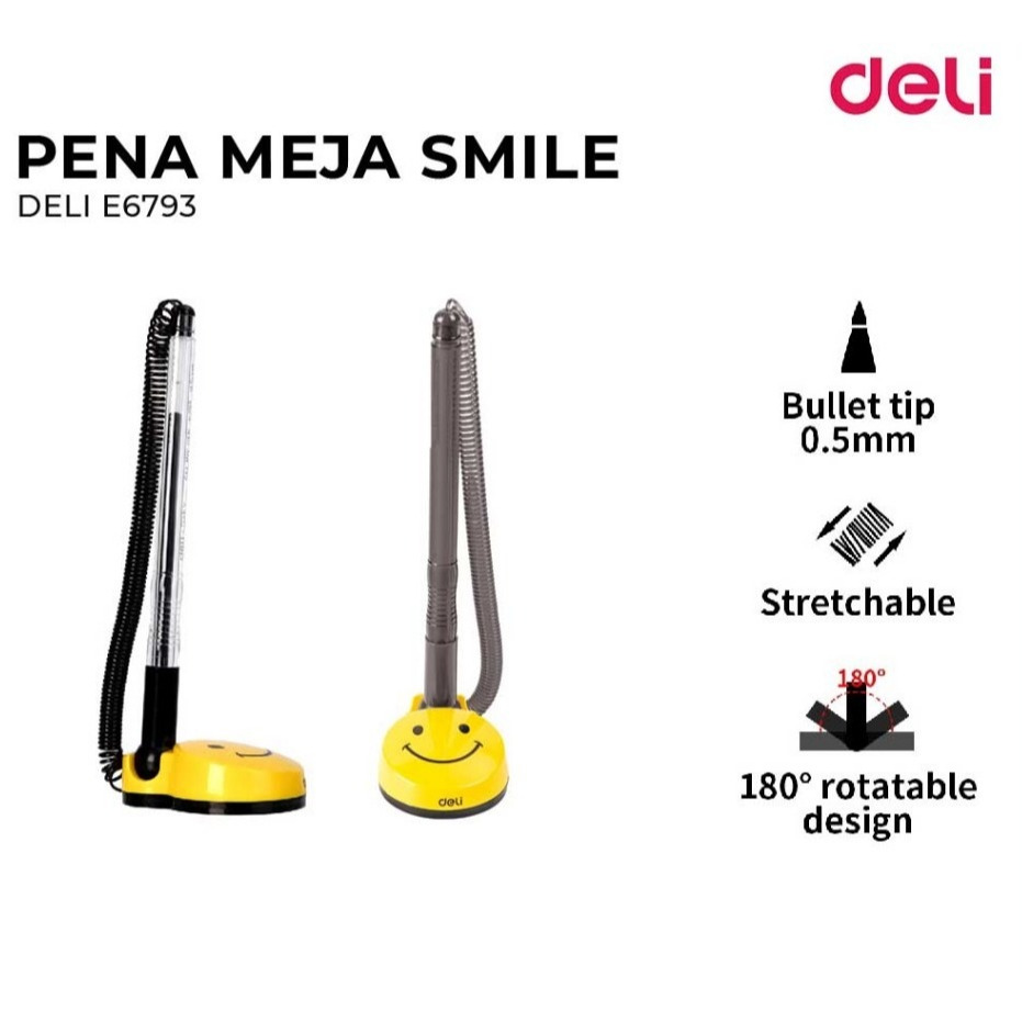 DELI - BOLLPOIN / PEN / PENA MEJA E6793 BLACK