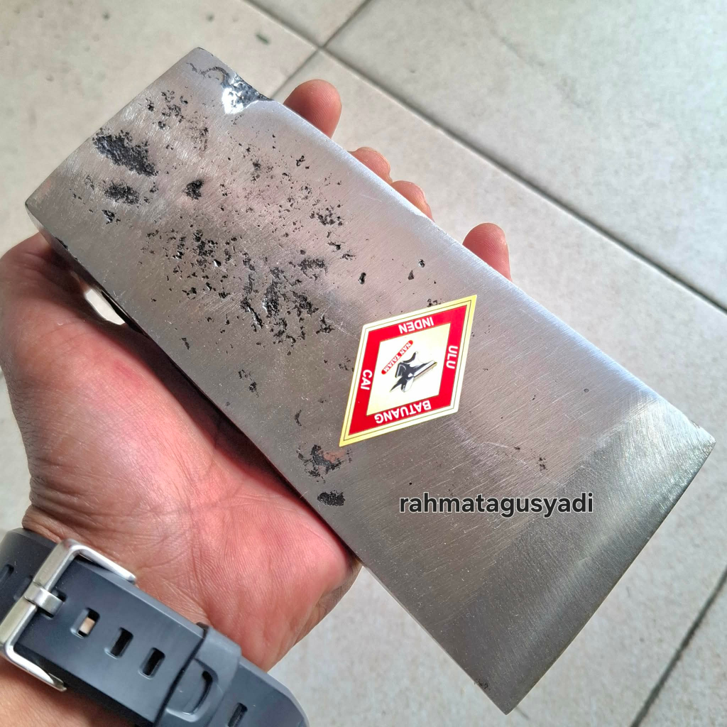 Kapak Potong Belah Kayu/ Kapak Baja Per Mobil Asli Super Tebal Dan Kuat 16x8 cm