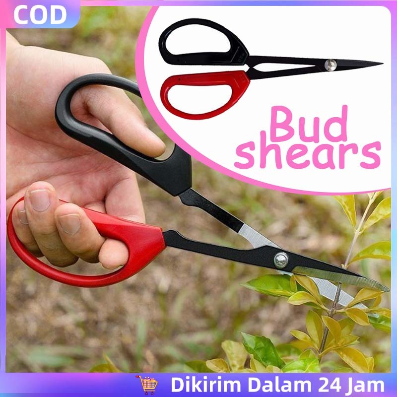 1pcs Gunting Bonsai Kebun Baja Mangan Tajam Gunting Bunga Bonsai Multifungsi Gunting Pruning