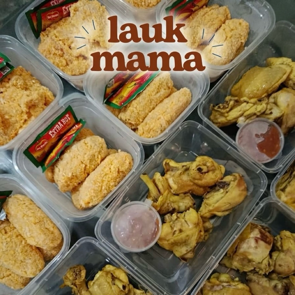 [INSTAN MALANG] Lauk Mama - 250gr Ayam Katsu / Cordon Bleu / Ayam Ungkep free saus/sambal