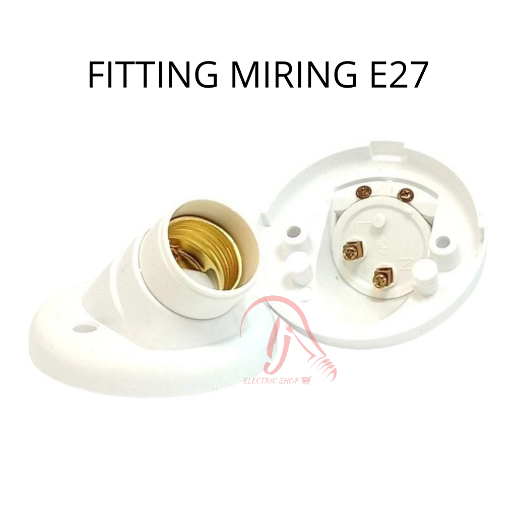 FITTING FITING FITENG PLAFON MIRING FITTING LAMPU MIRING VISALUX FITING LAMPU MIRING