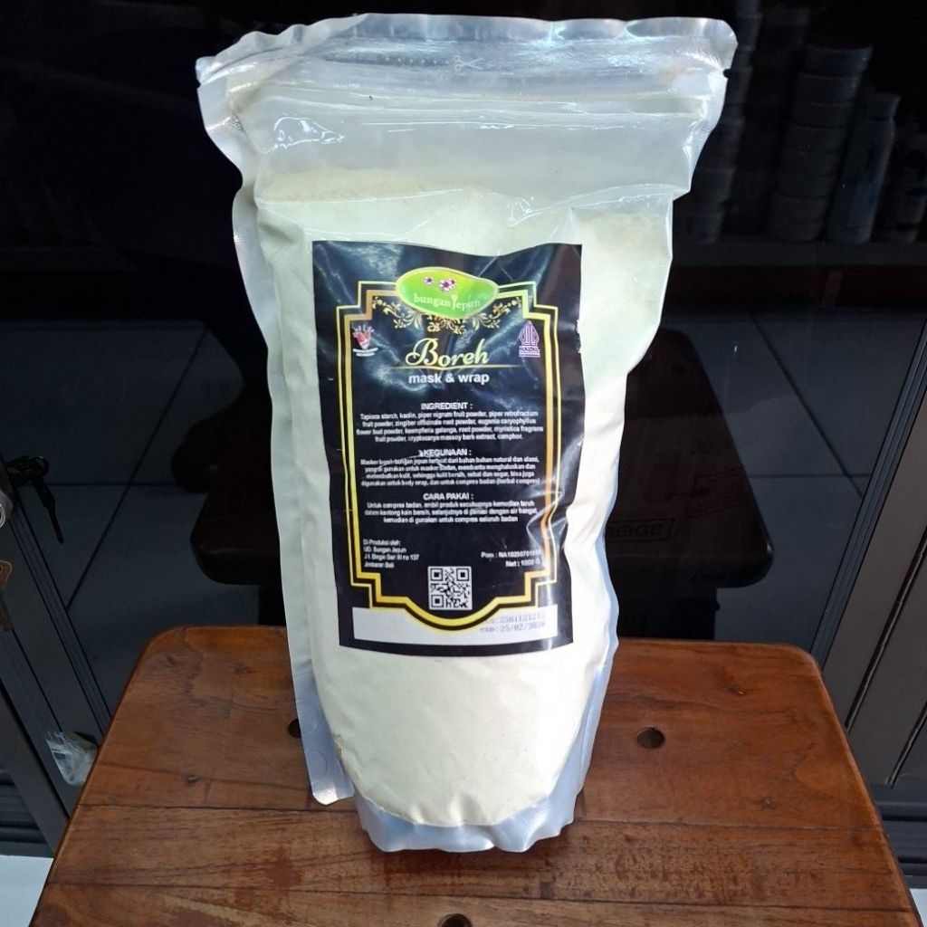 Bungan jepun body mask boreh 1kg