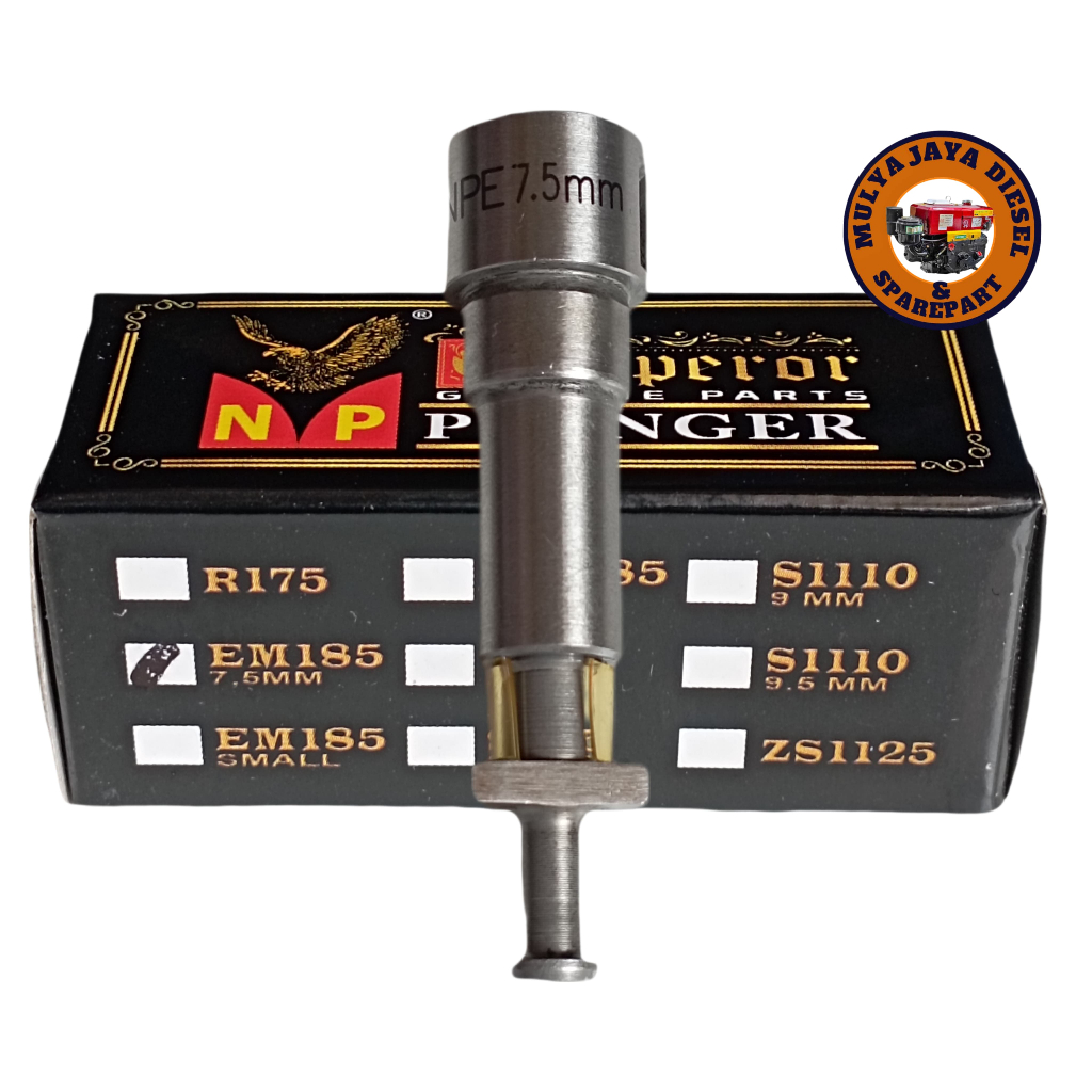 plunger pompa minyak r100 di 7.5 mm merk np emperor