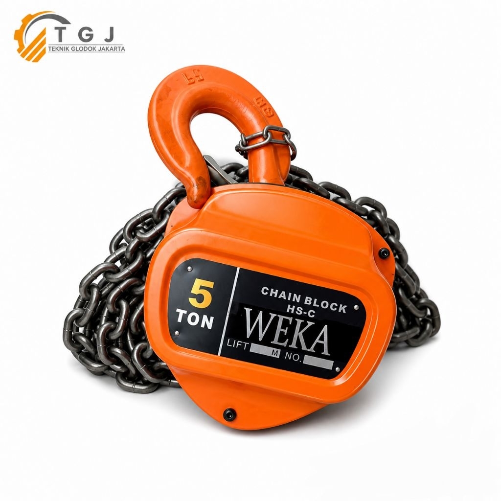 Takel 5 Ton Weka Chain Block 5 Ton 15 Meter