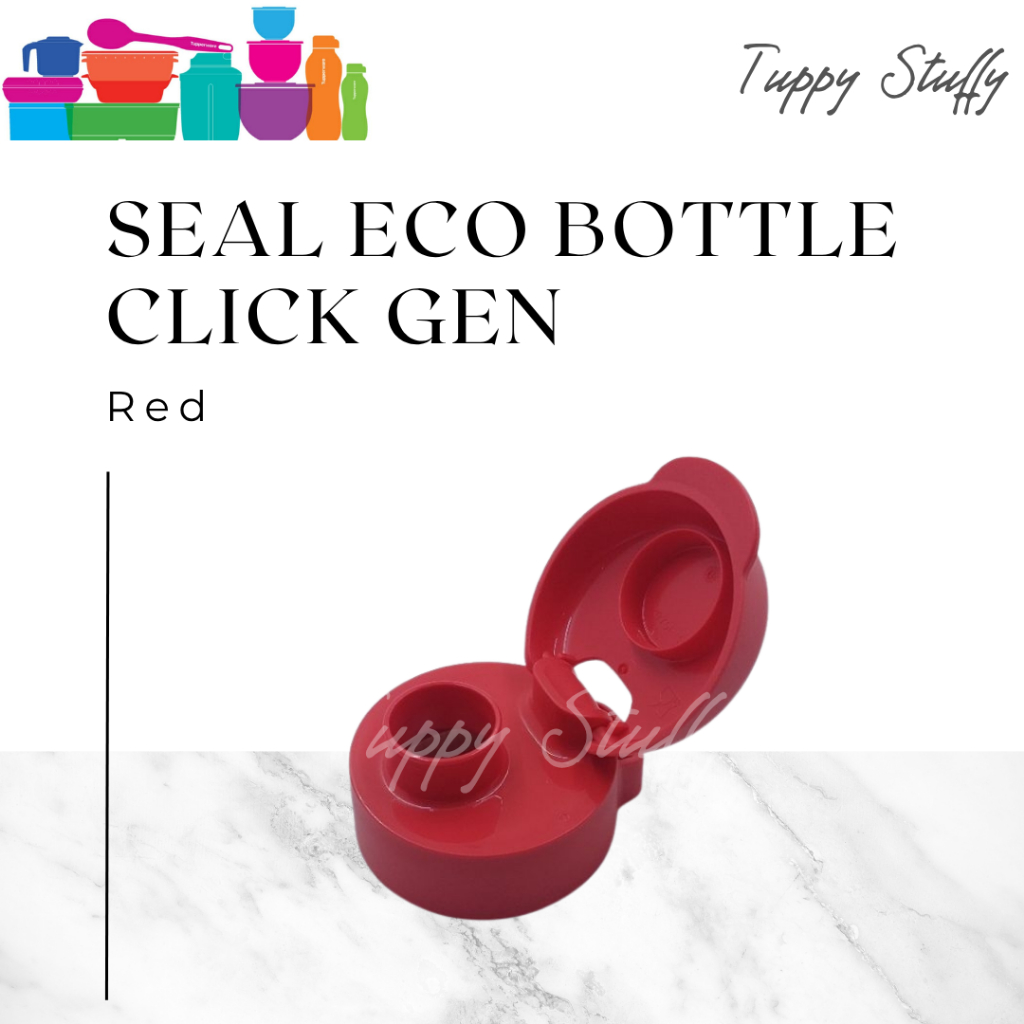 Tupperware Seal Eco Bottle Click Gen2 500Ml 750Ml H2go dan 1L untuk lingkaran Botol d 5,5 cm