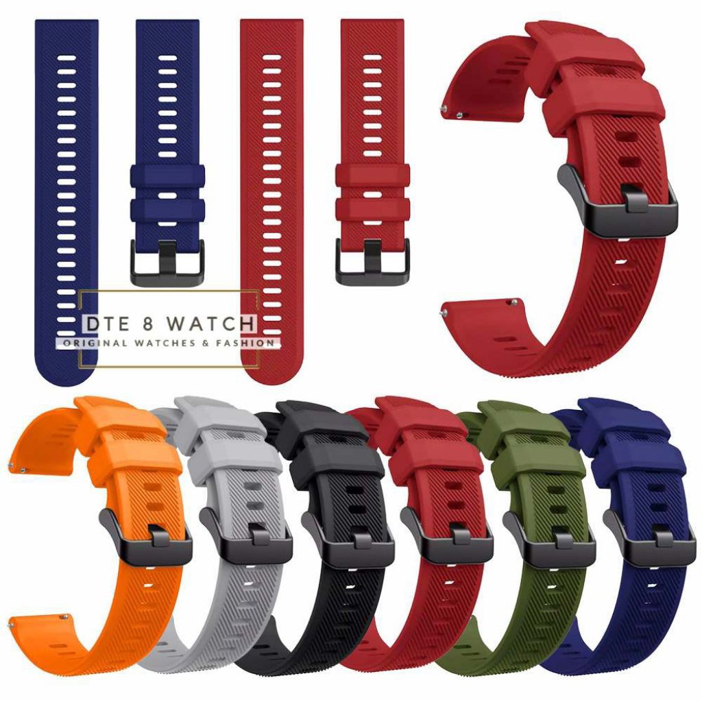Tali Jam Tangan Strap Rubber Silikon 22mm Srv Scz Smz Svz Quick Release