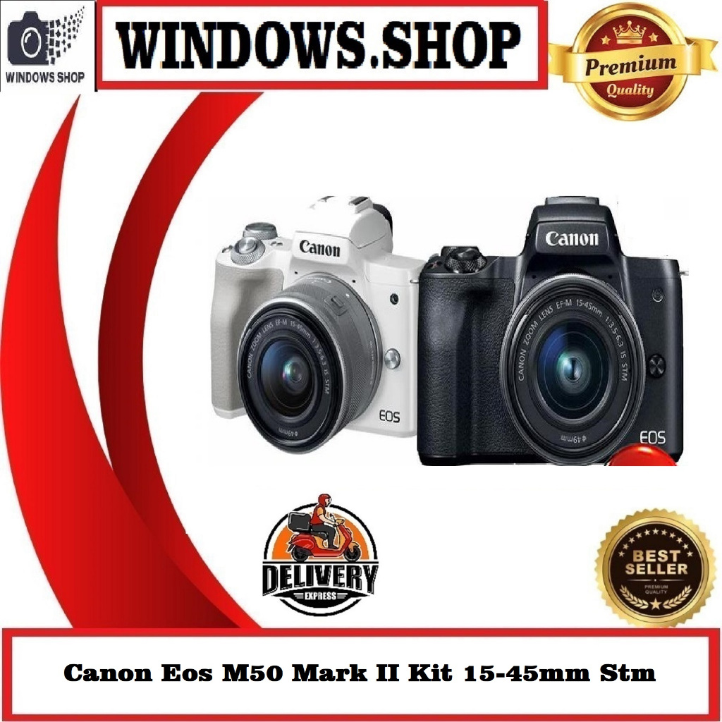 Kamera Canon Eos M50 Mark II Kit 15-45mm Stm