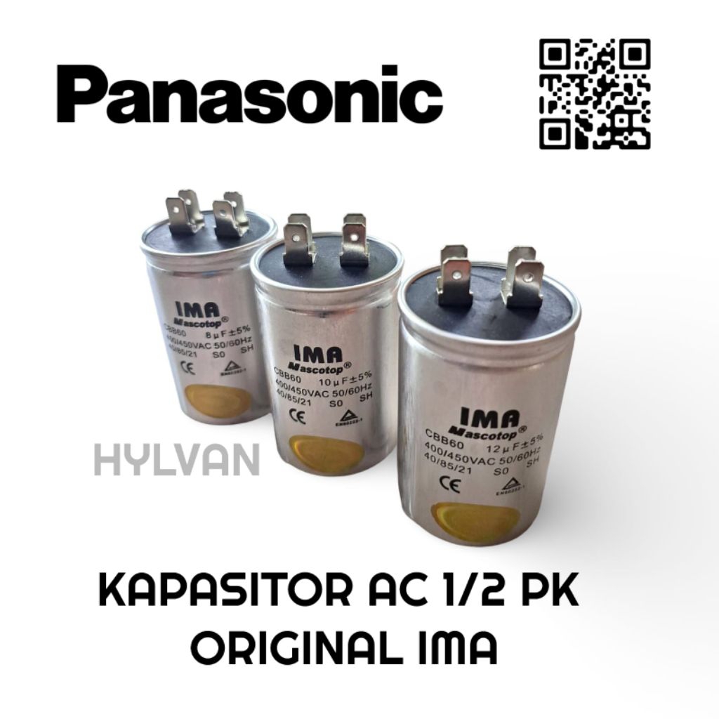 KAPASITOR KOMPRESOR AC | KAPASITOR OUTDOOR AC PANASONIC ORIGINAL IMA