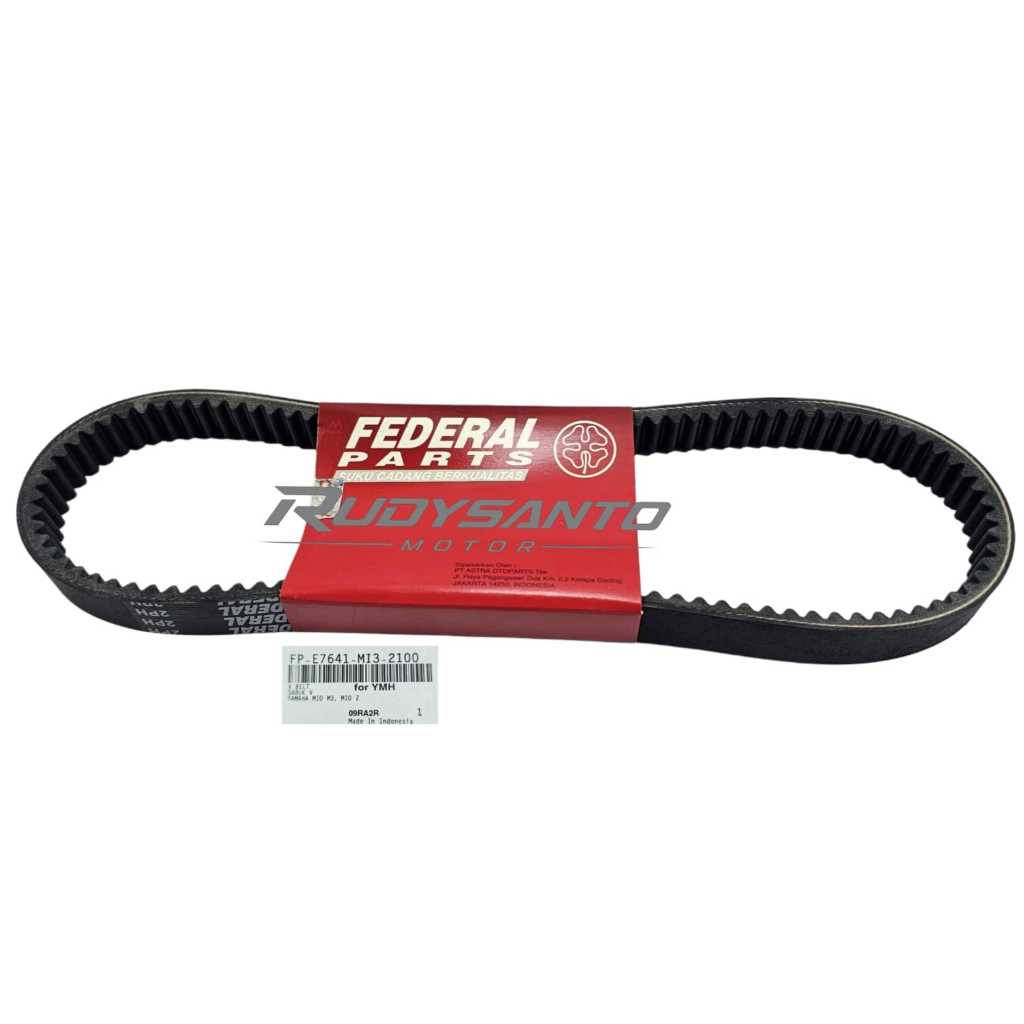 Vbelt FP-E7641-MI3-2100 FEDERAL Original Vanbelt Vanbel V belt V-belt MIO M3, MIO Z ORIGINAL MURAH F