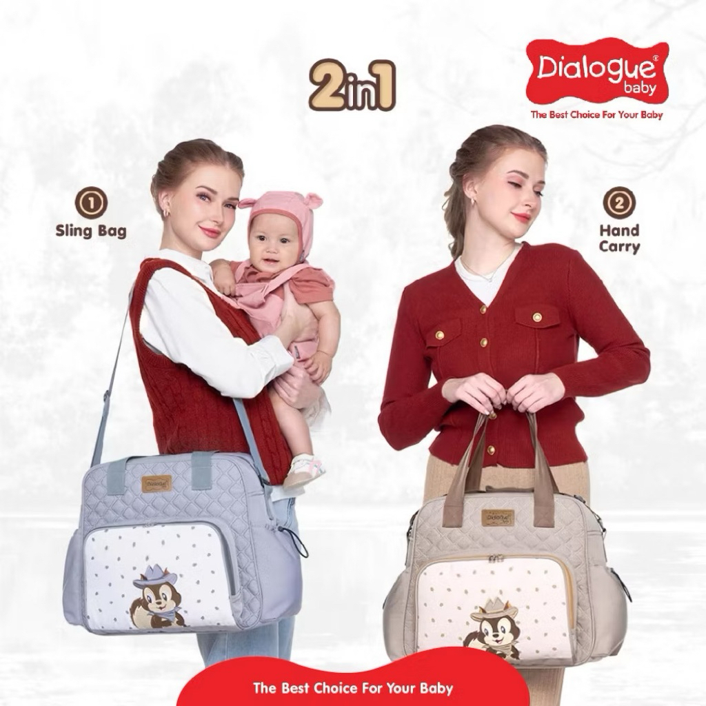 DIALOGUE BABY Tas Bayi Besar 2IN1